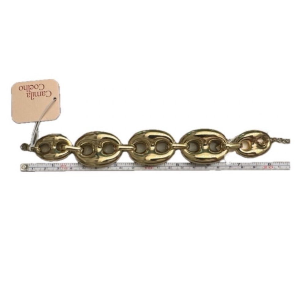 NWT โ๏ธ ๐โ๏ธ Camila Coelho Gorgeous Set of Goldtone Necklace & Bracelet - Picture 12 of 17